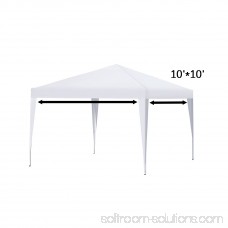 10'X10' Instant Foldable Pop Up Canopy Tent Folding Gazebo Tent W/ Carrying Bag